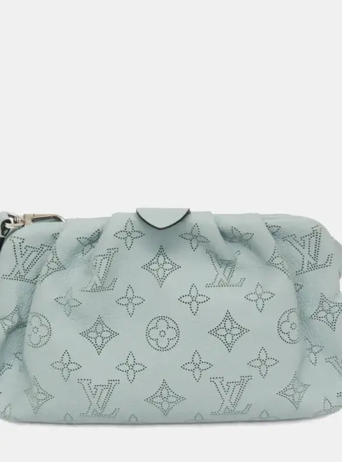 Louis Vuitton Mahina Scala Mini Pouch Shoulder Bag Light Green