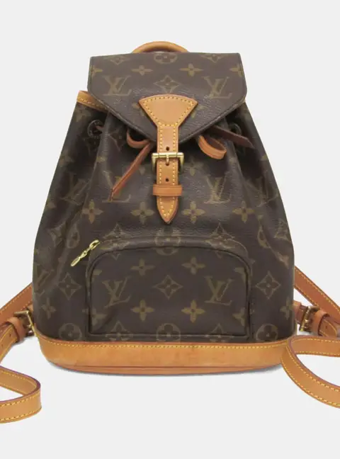 Louis Vuitton Mini Montsouris PM Brown Monogram Canvas Backpack Bag