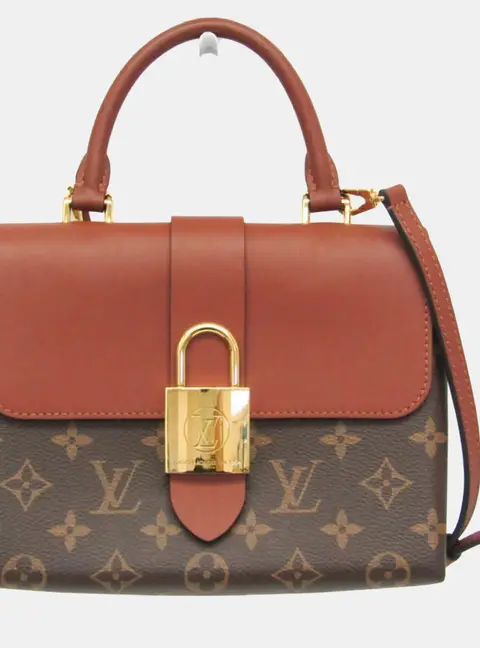 Louis Vuitton Monogram Rocky Bb Handbag Shoulder Bag Brown Monogram