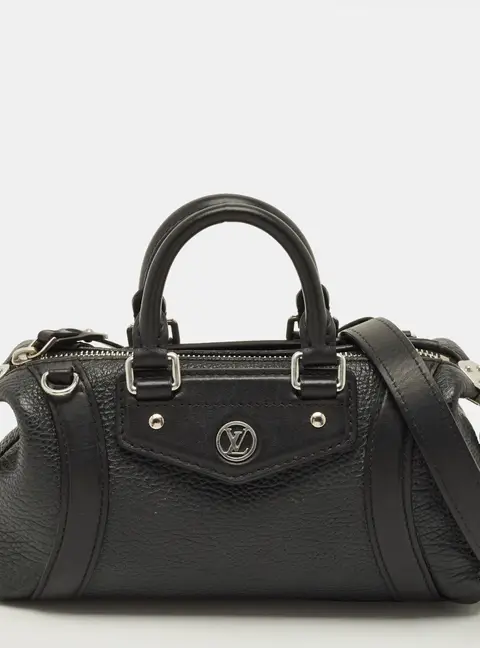 Louis Vuitton LV Biker Nano Black Leather Satchel