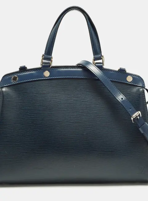 Louis Vuitton Brea MM Sapphir Epi Leather Bag