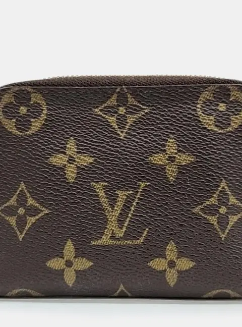 Louis Vuitton Zippy Coin Purse Brown Monogram Canvas Wallet Bag