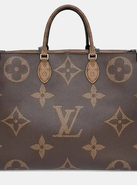 Louis Vuitton On The Go GM Brown Monogram Canvas Tote Bag