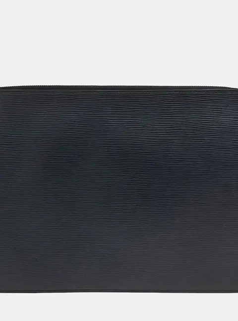 Louis Vuitton Epi Leather Clutch Black Epi Leather Clutch Bag