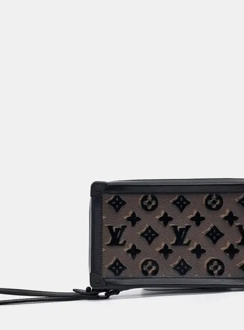 Louis Vuitton Multicolor Coated Canvas Virgil Abloh Soft Trunk Clutch Bag