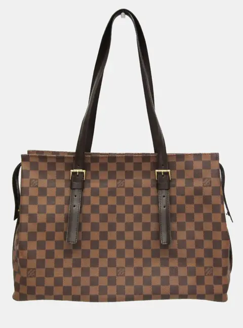 Louis Vuitton Damier Chelsea Shoulder Bag Brown Ebene