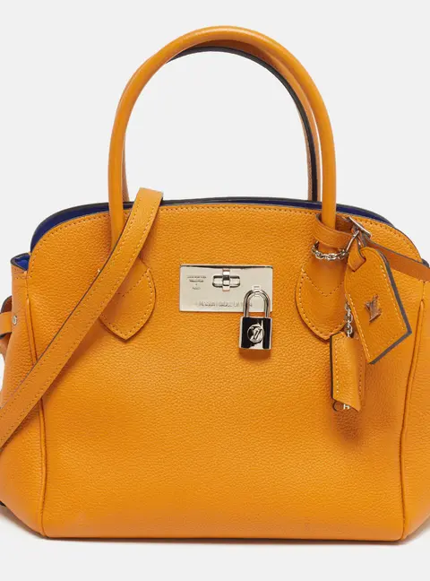 Louis Vuitton Milla PM Safran Leather Satchel