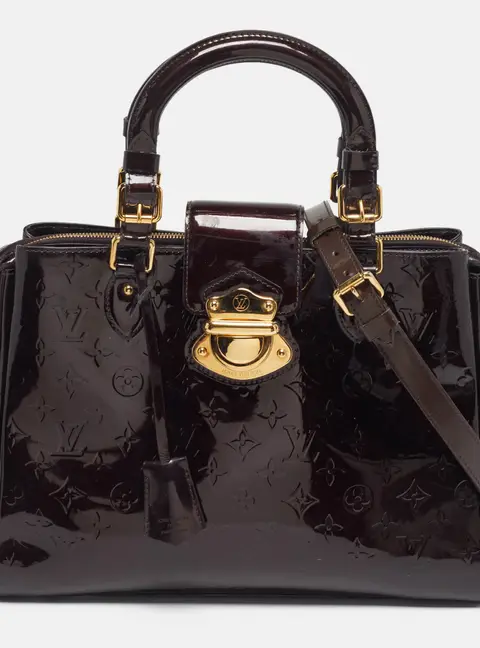 Louis Vuitton Melrose Avenue Amarante Monogram Vernis Bag