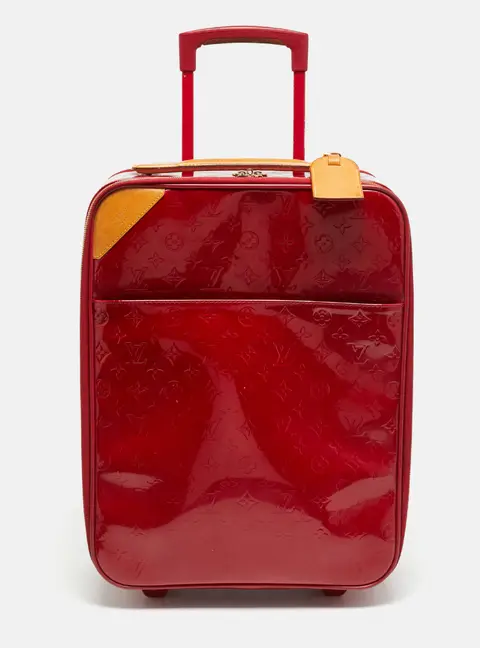 Louis Vuitton Pegase 45 Pomme D&rsquo;amour Monogram Vernis Luggage