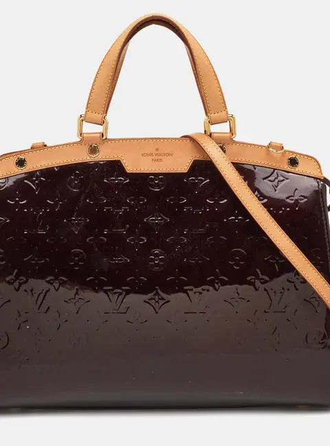 Louis Vuitton Brea GM Amarante Monogram Vernis Bag