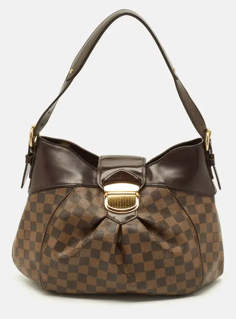 Louis Vuitton Sistina GM  Damier Ebene Canvas Bag