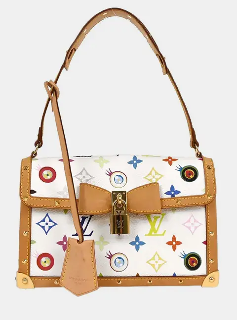 Louis Vuitton Eye Love Monogram Pochette Eye Miss You PM White Monogram Canvas Shoulder Bag
