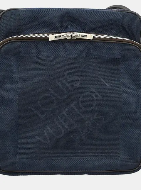 Louis Vuitton Navy Damier Geant Pilot Shoulder Bag