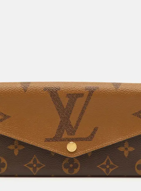 Louis Vuitton Monogram Reverse Giant Canvas Sarah Wallet