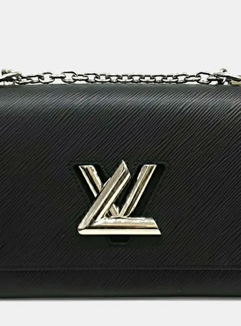 Louis Vuitton Black Leather Epi Twist MM