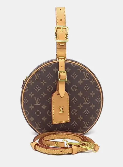 Louis Vuitton Petite Boite Chapeau Mini Brown Monogram Canvas Crossbody Bag