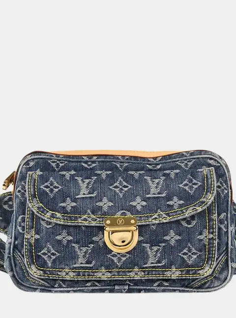 Louis Vuitton Blue Monogram Denim Bum Bag