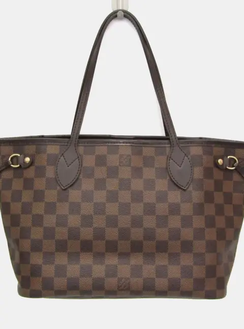 Louis Vuitton Neverfull PM Brown Damier Canvas Tote Bag