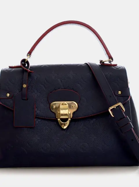 Louis Vuitton Georges MM Monogram Empreinte Leather Top Handle Bag