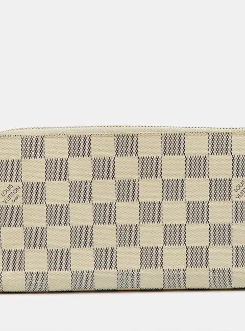 Louis Vuitton Damier Azur Canvas Zippy Organizer Wallet