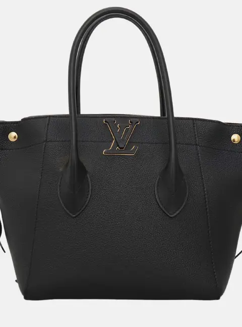 Louis Vuitton Freedom Tote Bag Black Leather Tote Bag