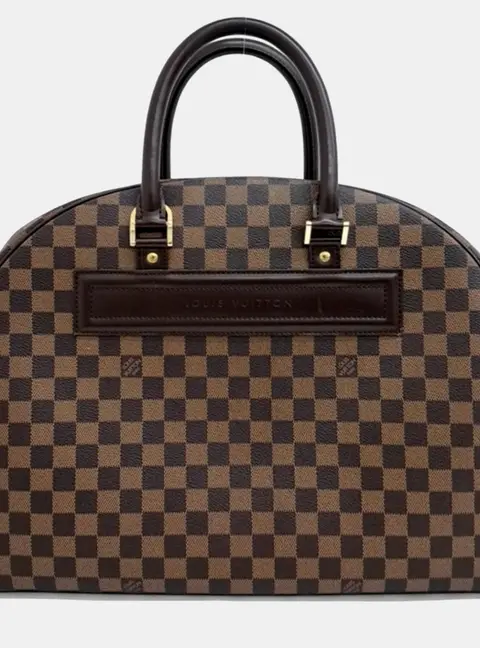 Louis Vuitton Norita GM Brown Damier Ebene Coated Canvas Top Handle Bag