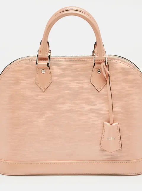 Louis Vuitton Metallic Peach Epi Leather Alma PM Bag