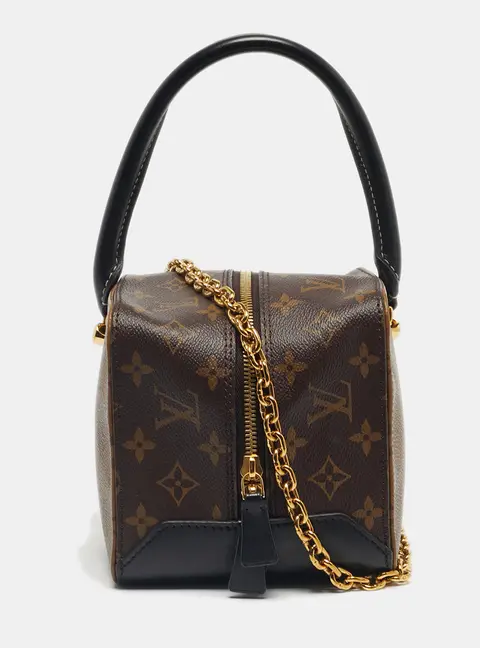 Louis Vuitton Brown Coated Canvas Shoulder Bags