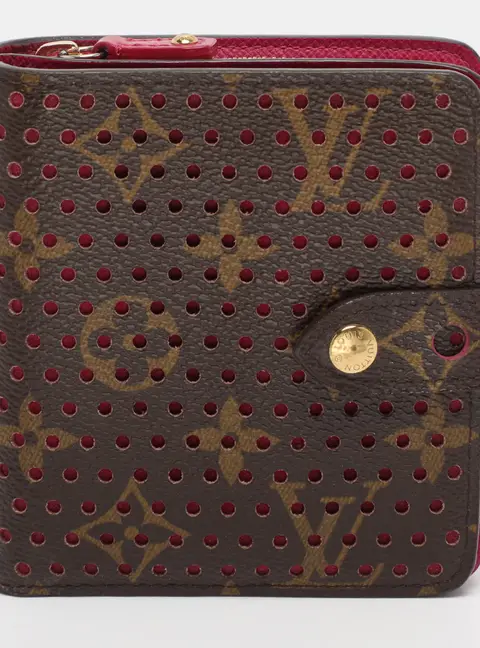 Louis Vuitton monogram Brown Coated Canvas and Coated Canvas Wallets