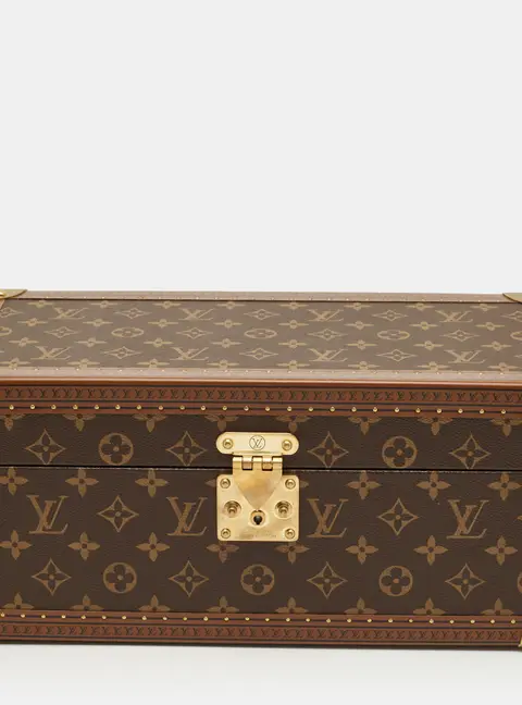 Louis Vuitton Coffret Brown Coated Canvas and Leather Luggage & Travel Bag