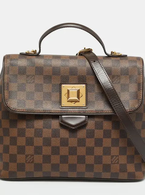 Louis Vuitton Bergamo MM Damier Ebene Canvas Bag