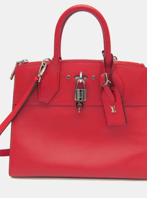 Louis Vuitton City Steamer PM Red Shoulder Bag