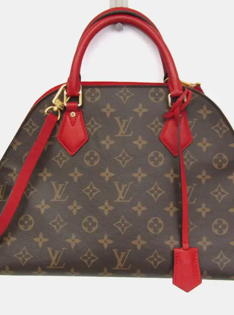 Louis Vuitton Monogram Alma Bag Into Bag Shoulder Bag Monogram Rouge