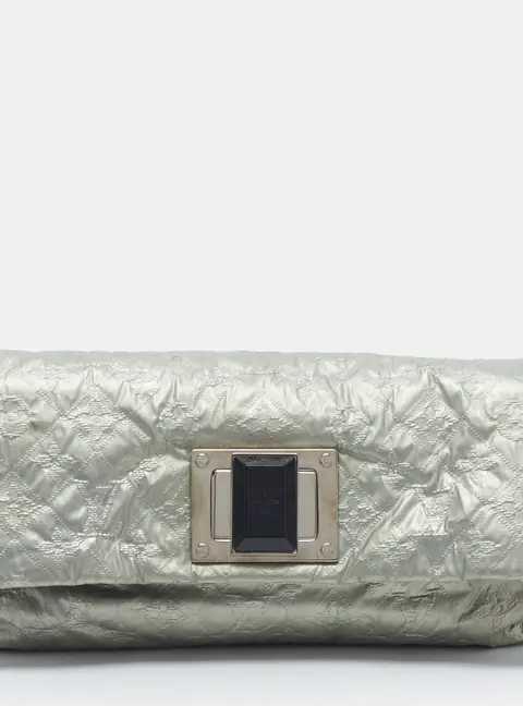 Louis Vuitton Altair Limelight Argent Monogram Jacquard Clutch