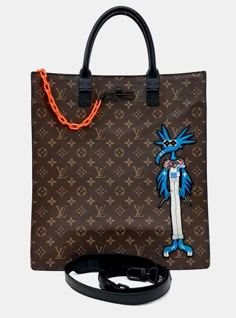 Louis Vuitton Sac Plat PM Brown Monogram Canvas Crossbody Bag