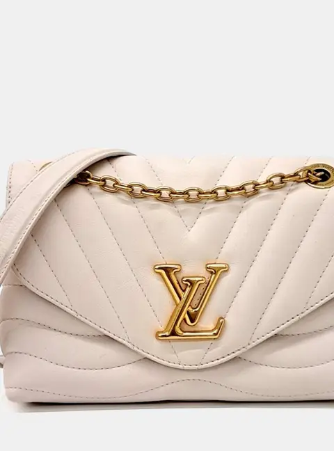 Louis Vuitton Pink Leather New Wave Chain Shoulder Bag M58549