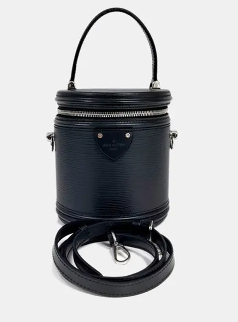 Louis Vuitton Cannes Black Epi Leather Tote Bag