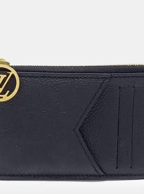 Louis Vuitton Romy Black Empreinte Leather Card Holder