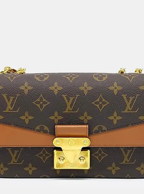 Louis Vuitton Marceau MM Brown Monogram Canvas Leather Shoulder Bag