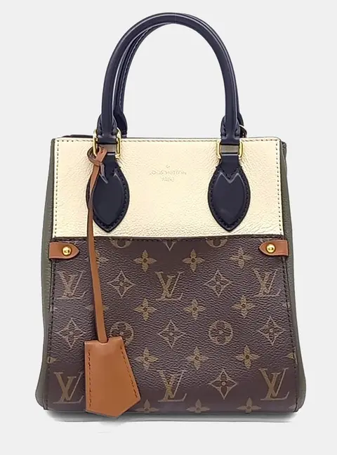 Louis Vuitton Brown PVC Monogram Fold Tote Bag PM M45388
