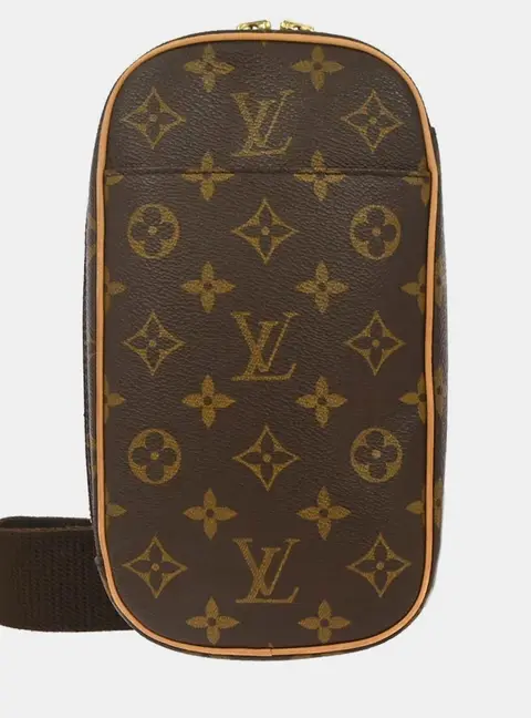 Louis Vuitton Brown Monogram Pochette Gange Bum Bag