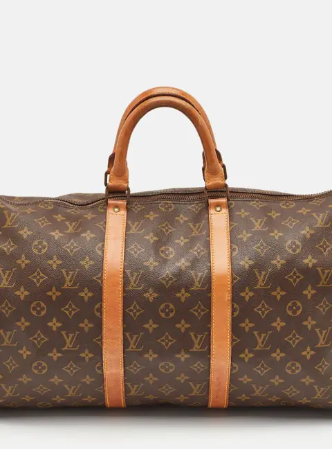 Louis Vuitton Keepall 50 Monogram Canvas Bag