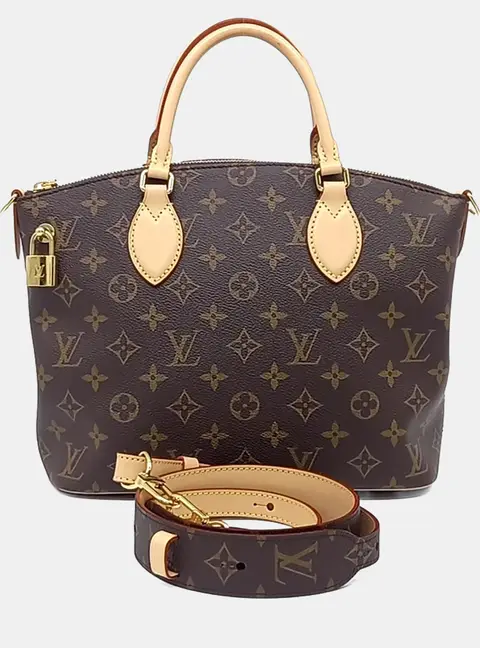 Louis Vuitton Brown Leather and PVC Neo Lockit PM M26532