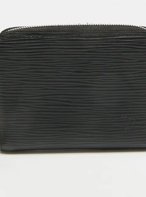 Louis Vuitton Zippy Black Epi Leather Coin Purse