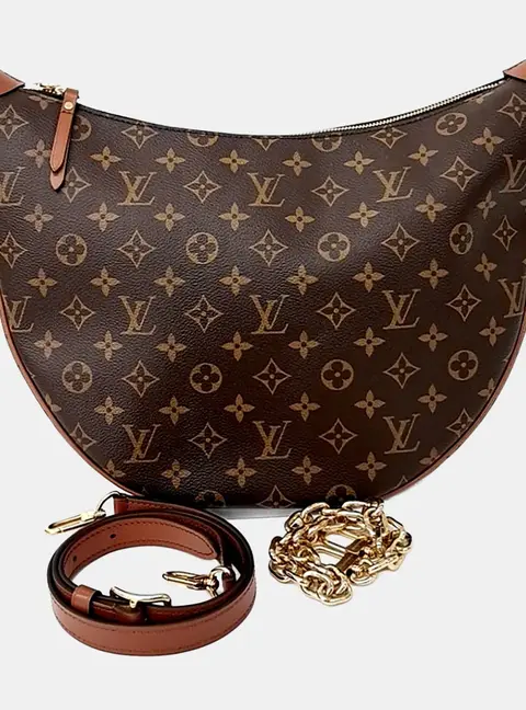 Louis Vuitton Brown PVC  Loop Hobo Bag