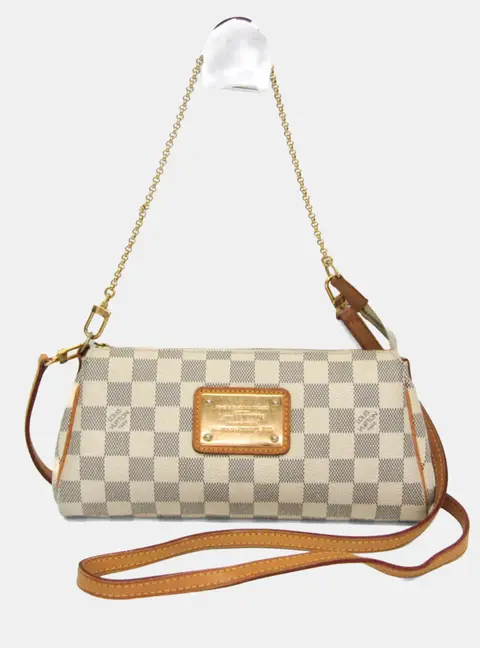 Louis Vuitton Damier Azur Eva Shoulder Bag Damier Azur