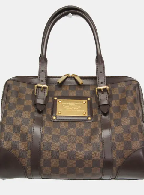 Louis Vuitton Berkeley PM Ebene Damier Ebene Canvas Satchel Bag
