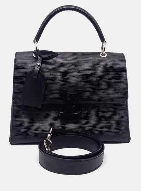 Louis Vuitton Grenelle PM Black Epi Leather Top Handle Bag
