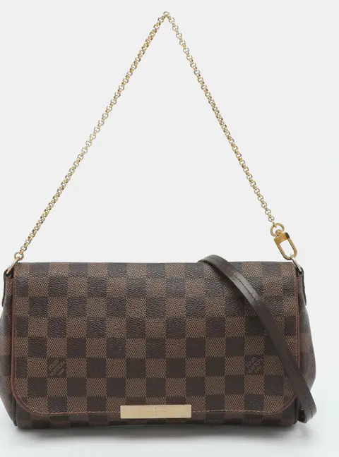 Louis Vuitton Favorite MM Damier Ebene Canvas Bag