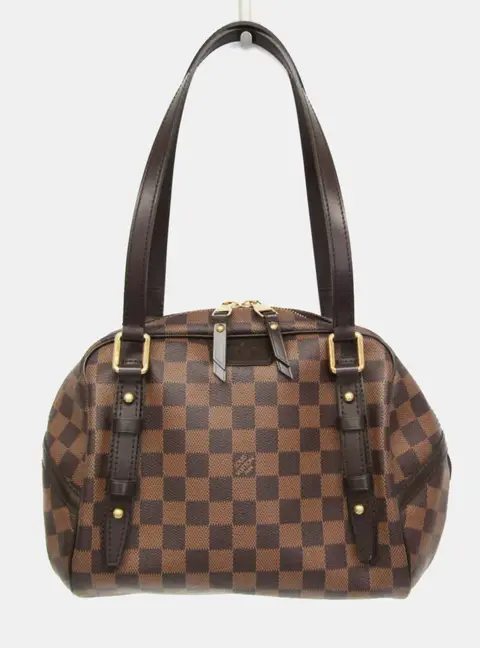 Louis Vuitton Damier Rivington PM Shoulder Bag Ebene